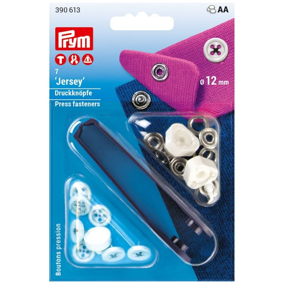 Prym Patentknapp Jersey 12mm – Sort