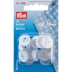 Prym Plastknapp Perle 15mm 15stk
