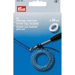Prym Plastringer 36mm 50stk – Hvite flat
