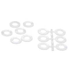 Prym Plastringer 26mm 96stk – Hvite flat
