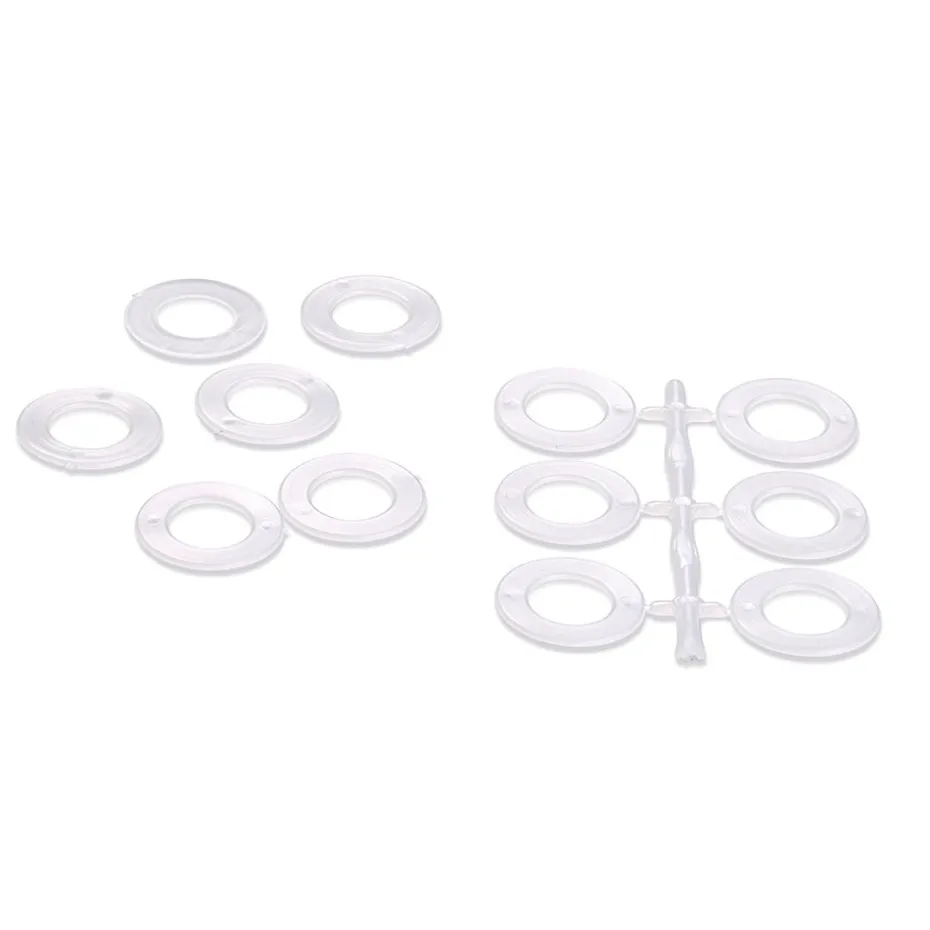 Prym Plastringer 26mm 96stk – Hvite flat
