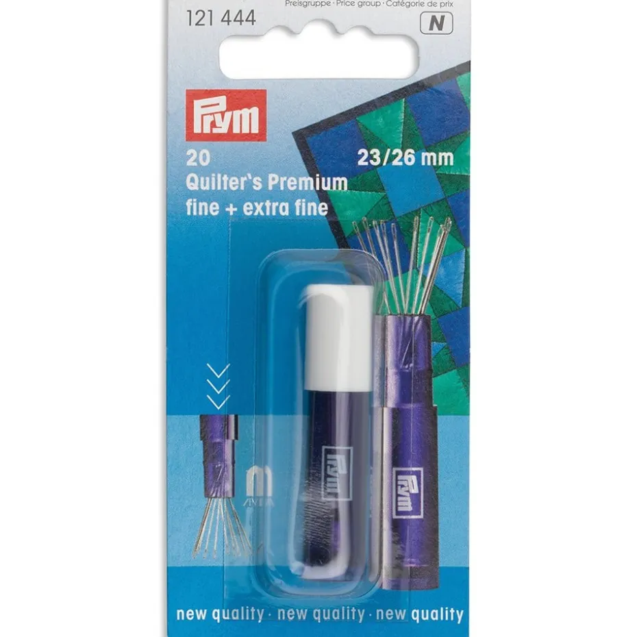 Prym Quiltenåler Fin/Ekstra fin 20stk – 23mm/26mm – Sølv