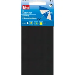 Prym Reparasjonslapp Nylon selvklebende 6,5x14cm – Sort