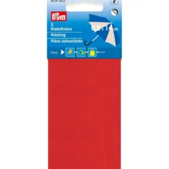 Prym Reparasjonslapp Nylon selvklebende 6,5x14cm – Rød