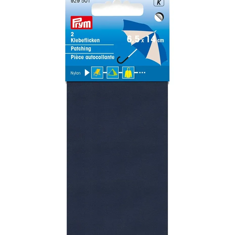 Prym Reparasjonslapp Nylon selvklebende 6,5x14cm – Marine