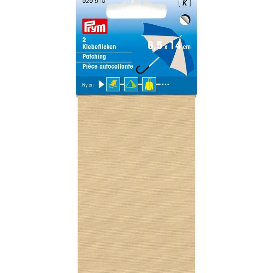 Prym Reparasjonslapp Nylon selvklebende 6,5x14cm – Beige