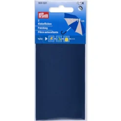 Prym Reparasjonslapp Nylon selvklebende 6,5x14cm – Mørk blå