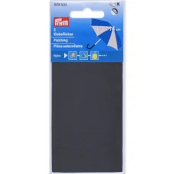Prym Reparasjonslapp Nylon selvklebende 6,5x14cm – Antrasitt