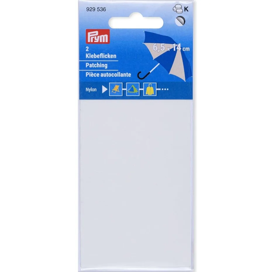 Prym Reparasjonslapp Nylon selvklebende 6,5x14cm – Ecru