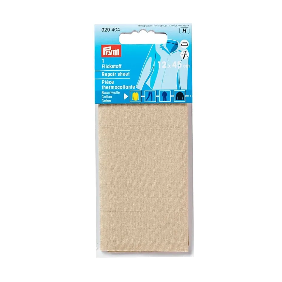 Prym Reparasjonsstoff Bomull – 12x45cm – beige