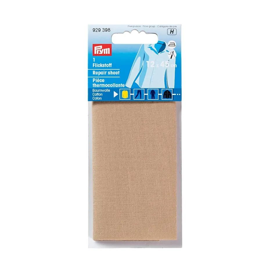 Prym Reparasjonsstoff Bomull – 12x45cm – Kamel