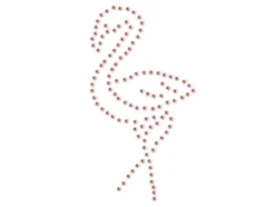 Prym Rhinestone transfer Flamingo rose gold