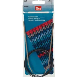 Prym Rundpinne Alu Pearl Grey – 3,0 – 120cm