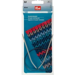 Prym Rundpinne Alu Pearl Grey – 3,0 – 40cm