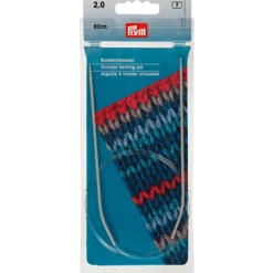 Prym Rundpinne Alu Pearl Grey – 2,0 – 80cm –