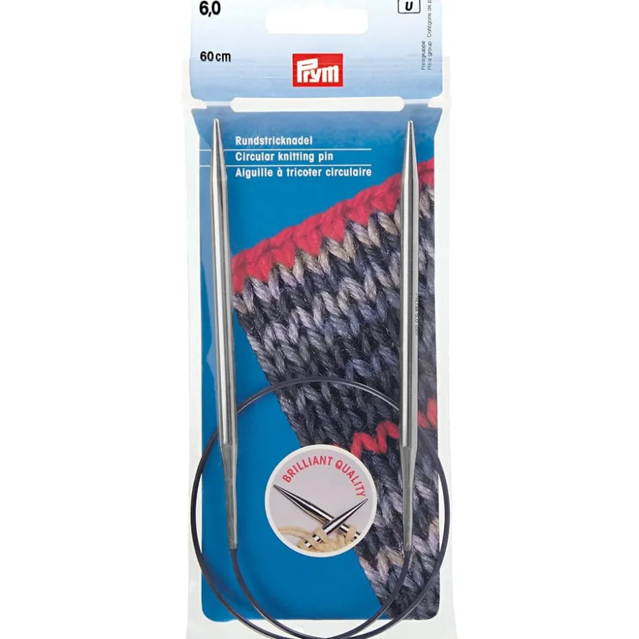 Prym Rundpinne Messing – 6,0 – 60cm