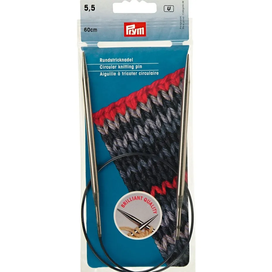 Prym Rundpinne Messing – 5,5 – 60cm