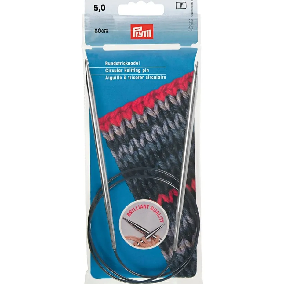 Prym Rundpinne Messing – 5,0 – 80cm