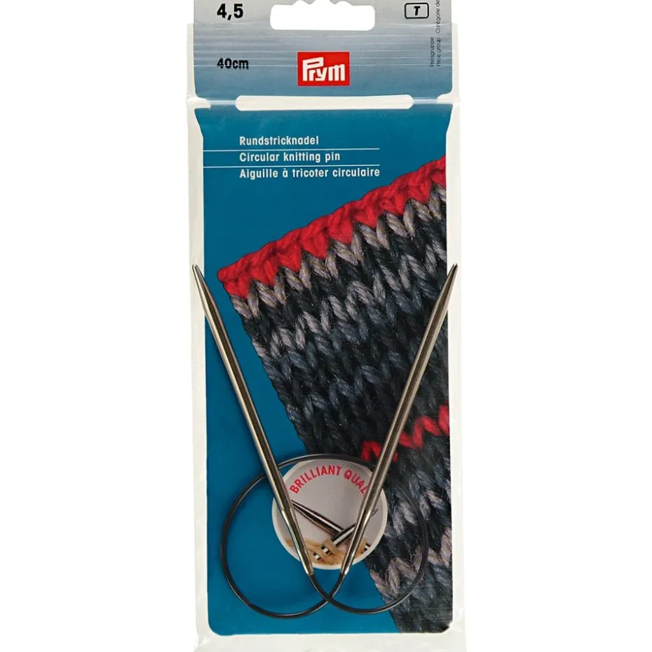 Prym Rundpinne Messing – 4,5 – 40cm