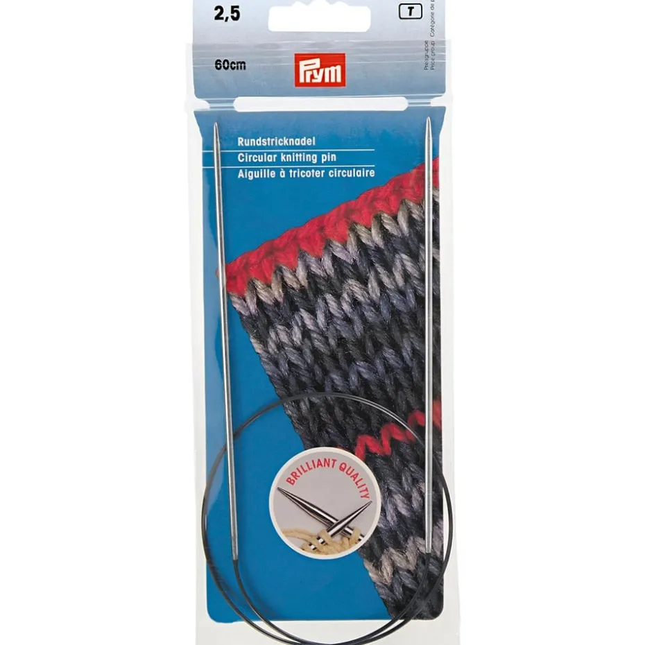 Prym Rundpinne Messing – 2,5 – 60cm