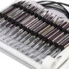 Prym Rundpinnesett NATURAL Lilac Stripes 4-10mm
