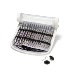 Prym Rundpinnesett NATURAL Lilac Stripes 4-10mm