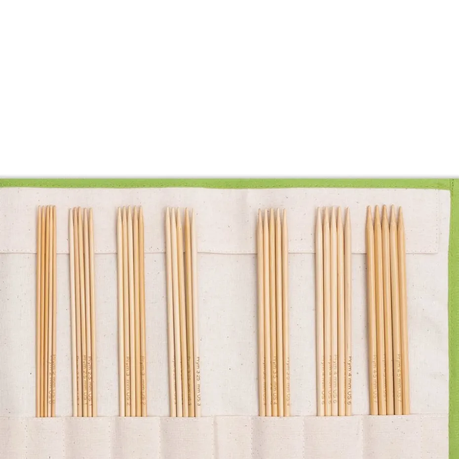 Prym 1530 Settpinnesett Bambus – 2,0-4,5mm – 7stk