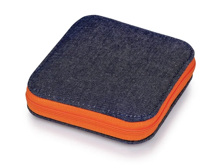 Prym Sewing kit Sysett – Denim m/oransje glidelås