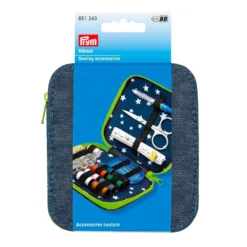 Prym Sewing kit Sysett – Denim m/grønn glidelås