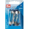 Prym Sikkerhetsnåler m/kule 48mm – Sølv-10stk