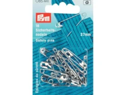 Prym Sikkerhetsnåler 27mm – Sølv – 16stk