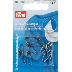 Prym Sikkerhetsnåler 19mm – Sølv – 10stk