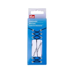Prym Skolisse Flat water-repel. 10mmx100cm – Hvit/sort