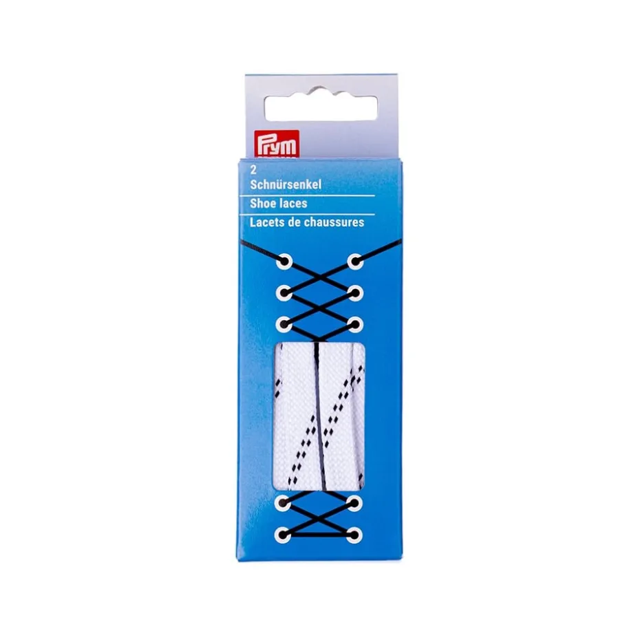 Prym Skolisse Flat water-repel. 10mmx100cm – Hvit/sort