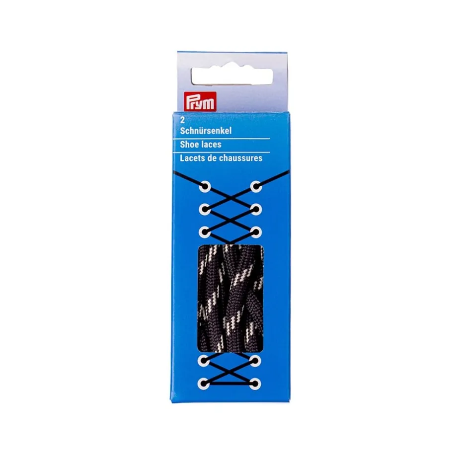 Prym Skolisse Rund outdoor 6mmx120cm Sort/beige