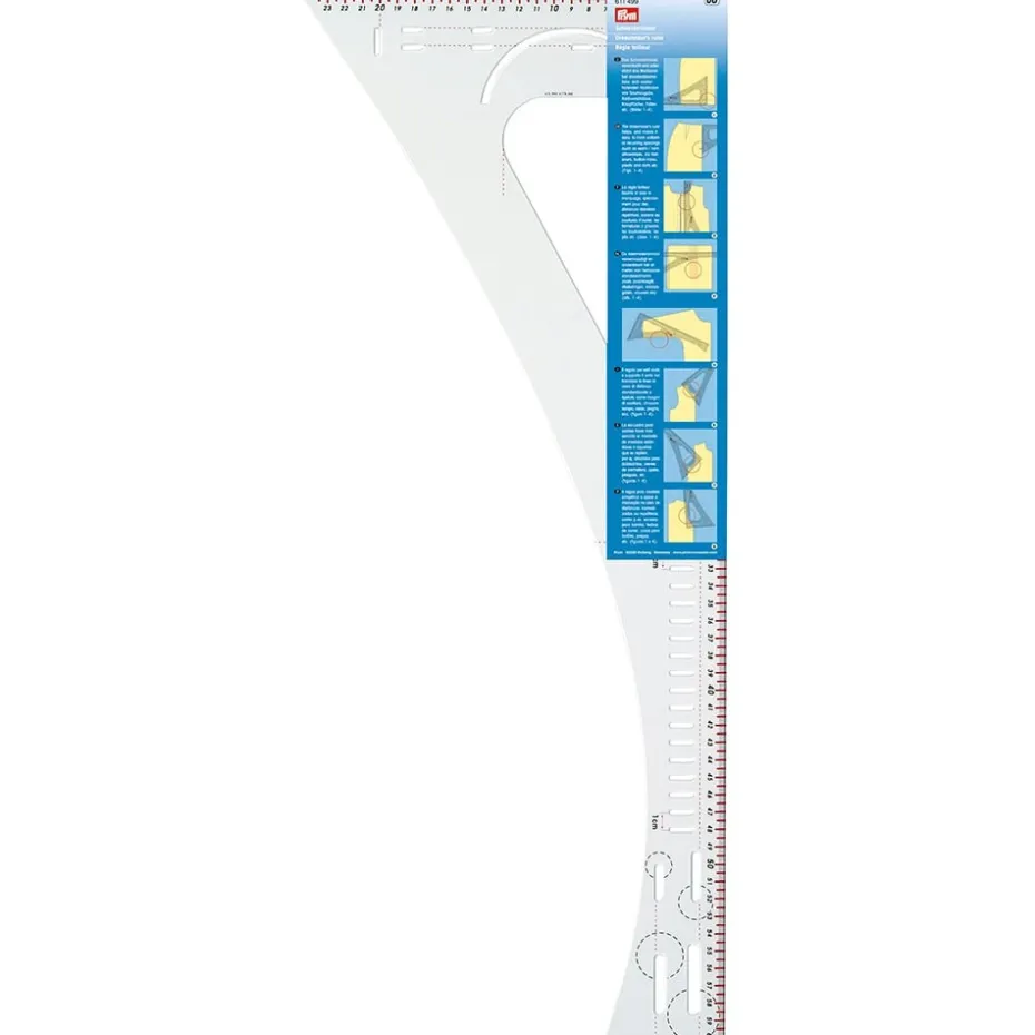 Prym Skredderlinjal – 90 graderTransparent