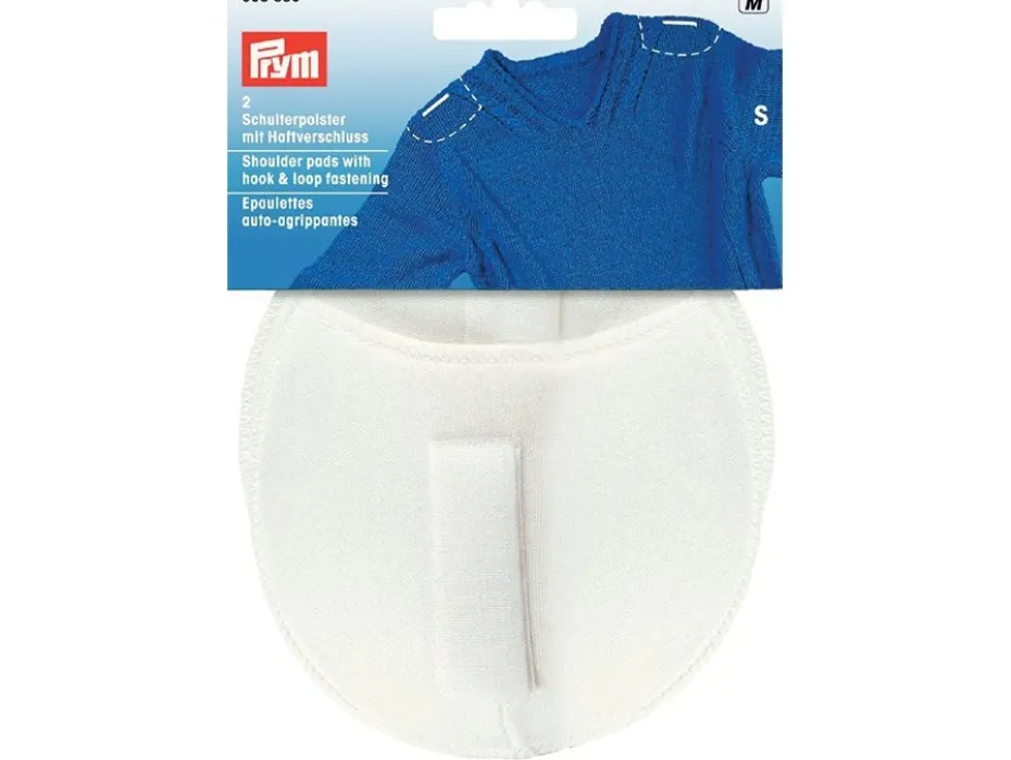 Prym Skulderpute S – Hvit – 2stk med borrelåsfeste