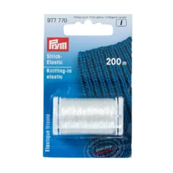 Prym Strikkeelastikk – 200m – Transparent