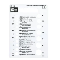 Prym Strikkepinnemåler 2-10mm