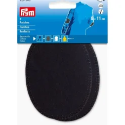 Prym Strykelapp Bomull – 8x11cm 2stk – Sort