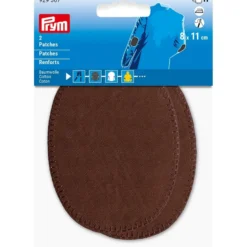 Prym Strykelapp Bomull – 8x11cm 2stk – Brun