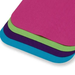Prym Strykelapper – 13x13cm – Grønn, turkis, rosa & lilla