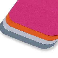 Prym Strykelapper – 13x13cm – Oransje, rosa, hvit & blå