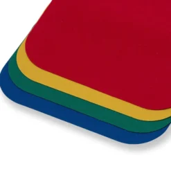 Prym Strykelapper – 13x13cm – Rød, gul, grønn & blå
