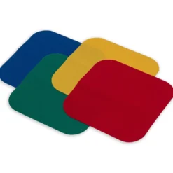 Prym Strykelapper – 13x13cm – Rød, gul, grønn & blå