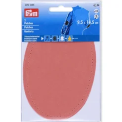 Prym Strykelapp imitert semsket skinn 2stk – Rose