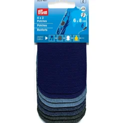 Prym Strykelapp Jeans/Bomull mini 6x8cm – 4x2stk