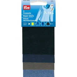Prym Strykelapp Jeans/Bomull mini 7x14cm – 4 ass.farger