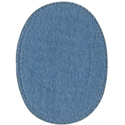Prym Strykelapp Jeans/Denim – 8x11cm 2stk – Lys blå/blå