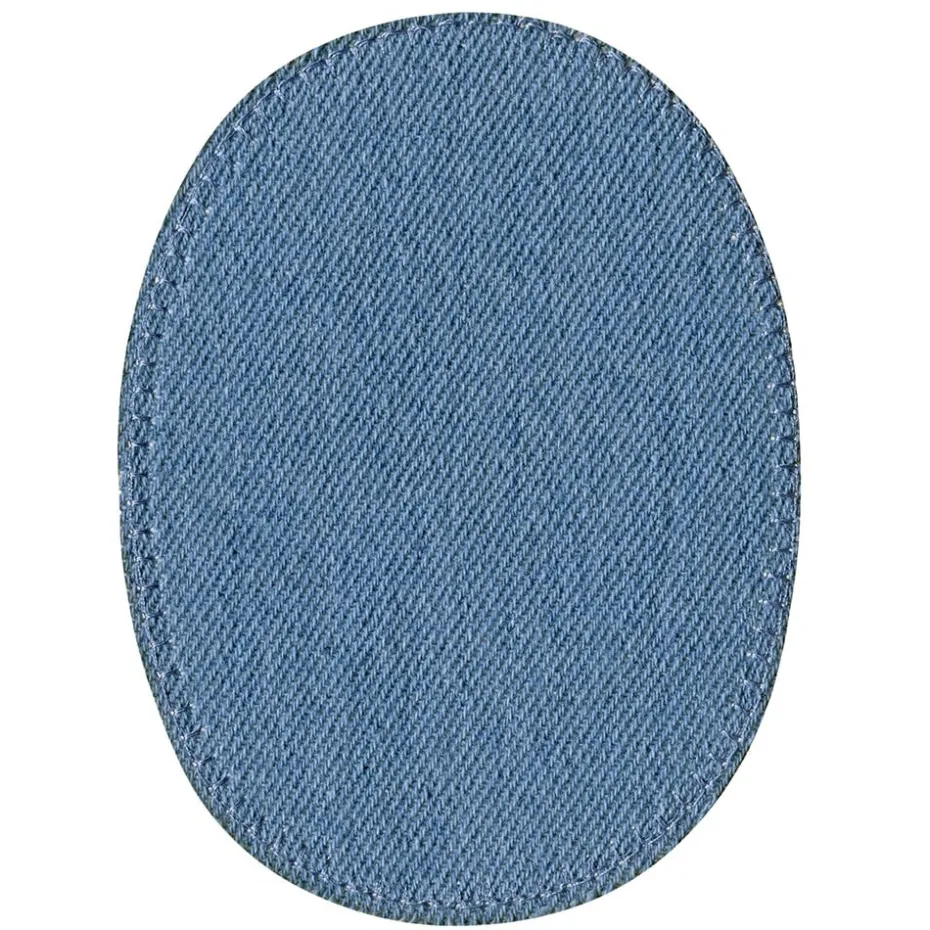 Prym Strykelapp Jeans/Denim – 8x11cm 2stk – Lys blå/blå